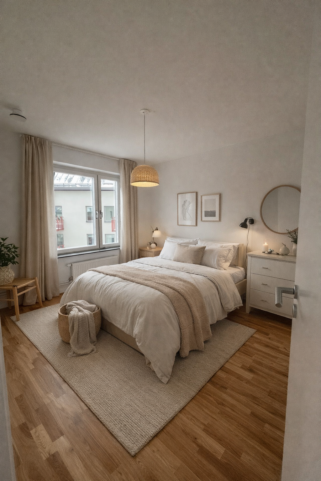 Room after AI virtual staging